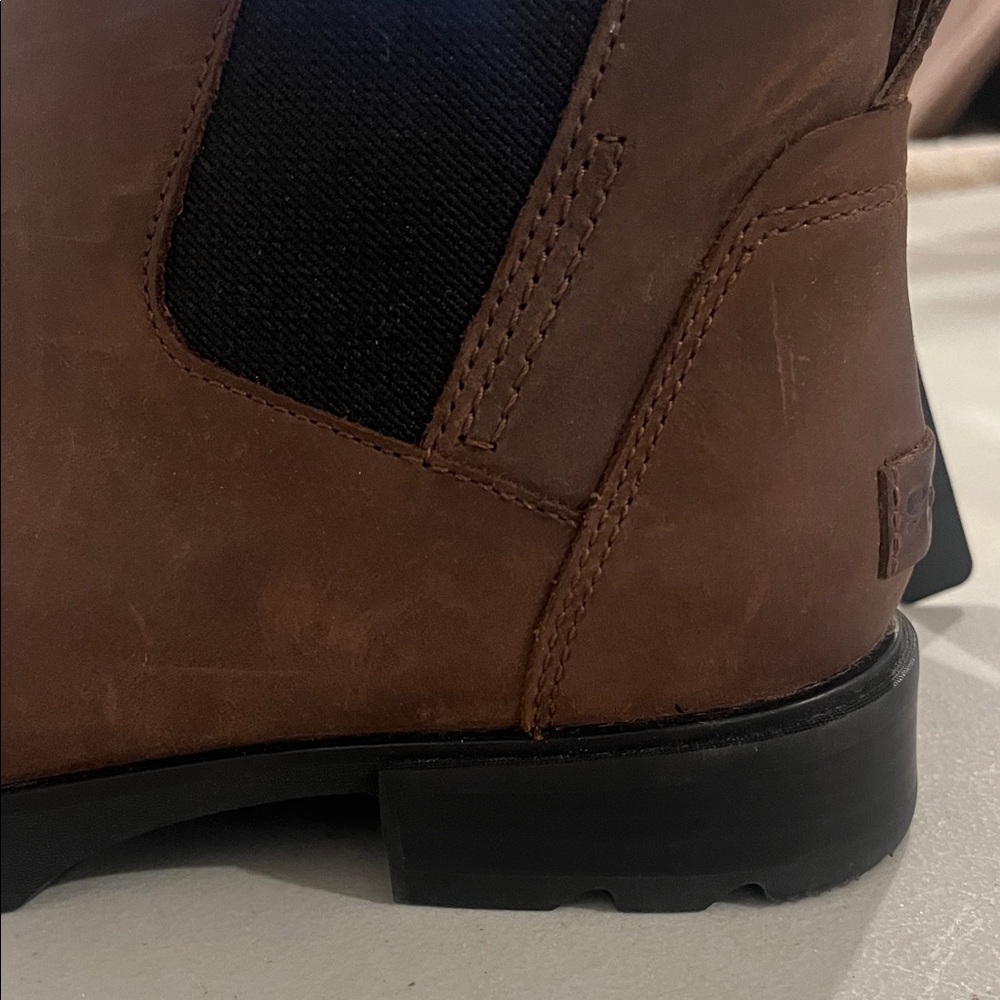 Sorel Women’s Brown Leather Chelsea Boots - Picture 4 of 7